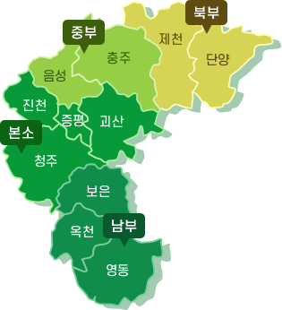 충북지도